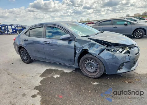 2015 Toyota Corolla Le from USA, damaged, VIN 5YFBURHE4FP306103